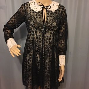 Free People Lace Dress Sz 2